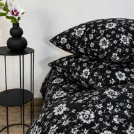 Monochrome Stripe Reversible Quilt Cover Set – 7 Pcs