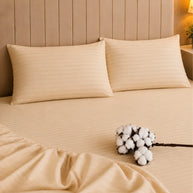 Elegant Skin Stripe Quilt Cover Set – 7 Pcs