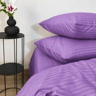 Lavender Stripe Quilt Cover Set – 7 Pcs